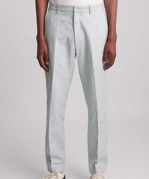 SATURDAYS NEW YORK CITY 白スラックス セール】LINEN VIYELLA TROUSE（スラックス）｜Saturdays NYC