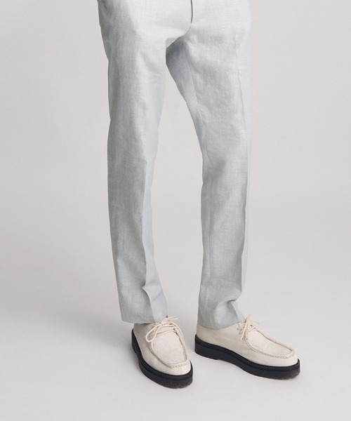 SATURDAYS NEW YORK CITY 白スラックス セール】LINEN VIYELLA TROUSE（スラックス）｜Saturdays NYC