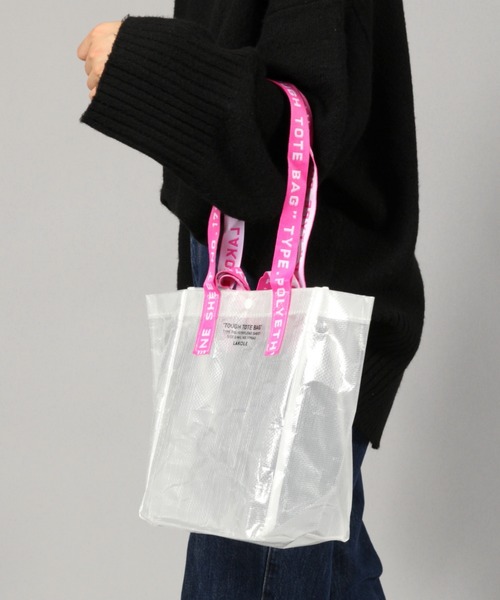 LAKOLE(ラコレ)の「TOUGH BAG(S) / LAKOLE(エコバッグ/サブバッグ・レディース・ブラック/ピンク/グリーン/ホワイト/カーキ/ダークブルー・FREE)」の8枚目の写真