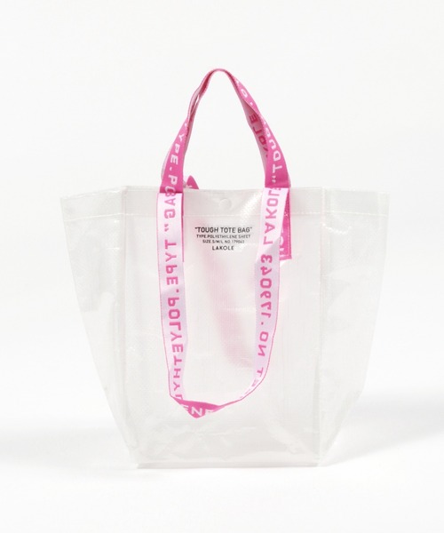 LAKOLE(ラコレ)の「TOUGH BAG(S) / LAKOLE(エコバッグ/サブバッグ・レディース・ブラック/ピンク/グリーン/ホワイト/カーキ/ダークブルー・FREE)」の9枚目の写真
