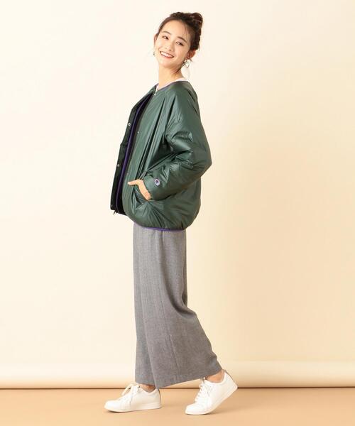 ANY SIS(エニィスィス)の「【洗える】ヘリンボン ワイドパンツ(その他パンツ・レディース・ブラック系/ダークブラウン系・3/1/2)」の5枚目の写真