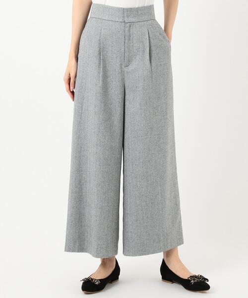 ANY SIS(エニィスィス)の「【洗える】ヘリンボン ワイドパンツ(その他パンツ・レディース・ブラック系/ダークブラウン系・3/1/2)」の8枚目の写真