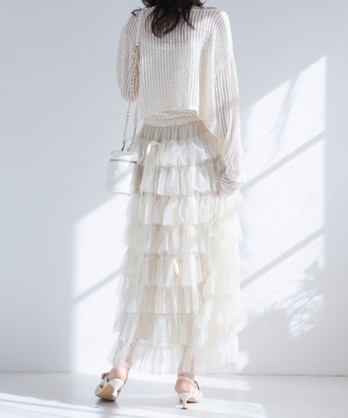 VIVIAN（ヴィヴィアン）の「ポインテッドトゥスリングバックパンプス（パンプス・レディース・クリアブラック/E/ストーン/トリコロール/ナチュラル/ブラック/アイボリー・M/S/L/LL）」の9枚目の写真