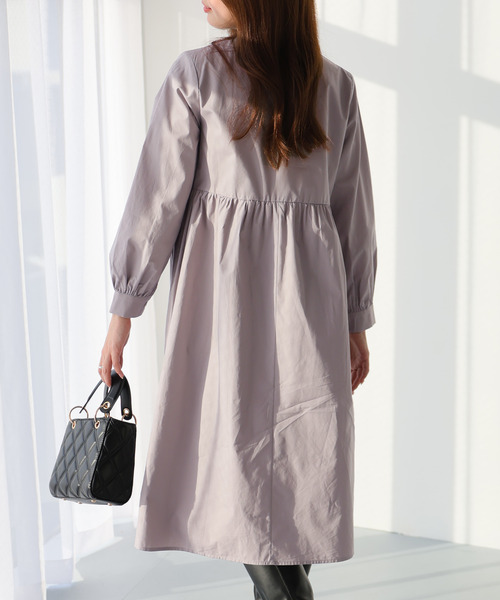 POINTLIGNE ポワンリーニュ ウールガーゼワンピース POINTLIGNE ポワンリーニュ ウールガーゼワンピース POINT ET LIGNE