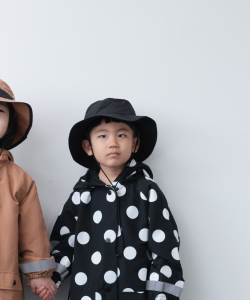 LOWRYS FARM（ローリーズファーム）の「レインＨＡＴ　934330（ハット・キッズ・ブラック/ブラウン/カーキ・FREE）」の2枚目の写真