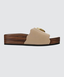 Chloe クロエ スペイン製カーフスキンレザー フラットサンダル Chloe CHLOE クロエ スライドサンダル シューズ REBECCA