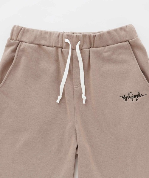 Mark Gonzales（マーク・ゴンザレス）の「【セットアップ】Mark Gonzales/マークゴンザレス MONO-MART別注 エフォートレス ラウンジセットアップ /ロゴ刺繍 オーバーサイズプルオーバー半袖スウェット＆ハーフスウェットパンツ ワンマイルウェア（ルームウェア/パジャマ・メンズ・ホワイト/ブラック/杢グレー/グリーン系その他/ブルー系その他/グレイッシュベージュ・M/L/XL）」の13枚目の写真