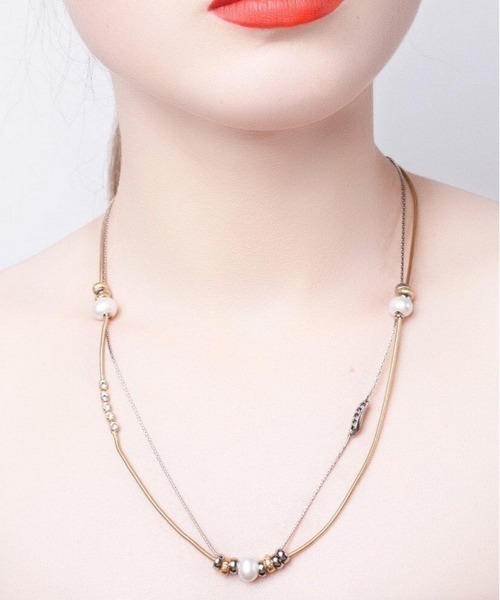 IOSSELLIANI(イオッセリアーニ)の「Iosselliani/CLASSIC COLLECTION Pearl ネックレス(ネックレス・レディース・ゴールド系その他・FREE)」の6枚目の写真