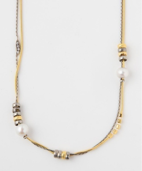 IOSSELLIANI(イオッセリアーニ)の「Iosselliani/CLASSIC COLLECTION Pearl ネックレス(ネックレス・レディース・ゴールド系その他・FREE)」の4枚目の写真