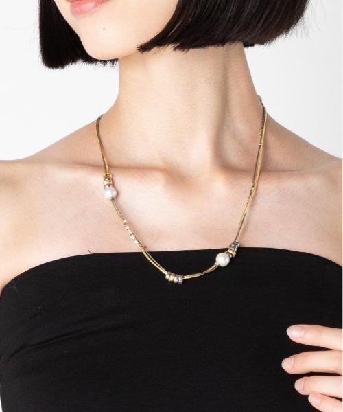 IOSSELLIANI(イオッセリアーニ)の「Iosselliani/CLASSIC COLLECTION Pearl ネックレス(ネックレス・レディース・ゴールド系その他・FREE)」の5枚目の写真