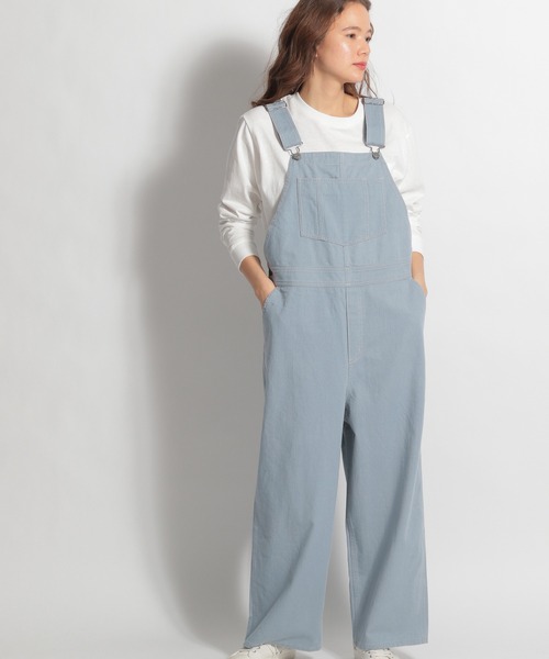 niko and（ニコアンド）の「ヘリンボーンサロペット（サロペット