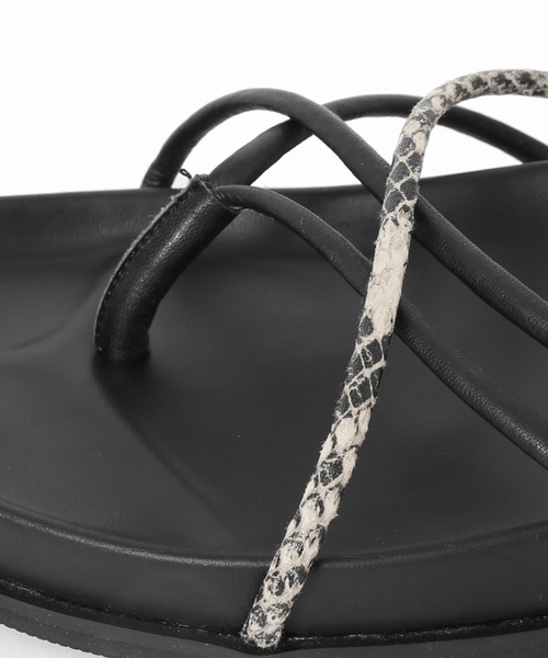 MOHI（モヒ）の「MOHI コードサンダル◆（サンダル・レディース・ブラック/ベージュ・38/36/37）」の4枚目の写真