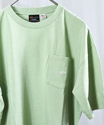 ALPHA/アルファ USAコットン ポケットTEE