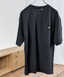 ALPHA/アルファ USAコットン ポケットTEE