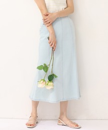 ステッチマーメイドデニムスカート