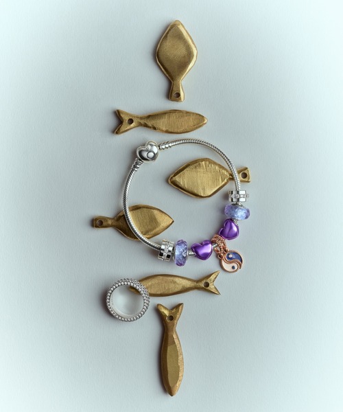 PANDORA（パンドラ）の「ウェービー ラベンダー ムラーノ グラス チャーム（チャーム・レディース・ラベンダー・FREE）」の11枚目の写真