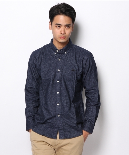 WHO'S WHO gallery（フーズフーギャラリー）の「【BOYMAN】起毛オックスシャツ（シャツ/ブラウス・メンズ・ホワイト/ブラック/ネイビー/ブルー/グリーン/ワインレッド・MEDIUM/LARGE/SMALL）」の5枚目の写真