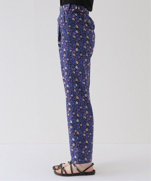 JOURNAL STANDARD relume(ジャーナルスタンダード レリューム)の「ブラックフラワープリント スリットパンツ(その他パンツ・レディース・ブルー系その他/グリーン・38/36)」の10枚目の写真