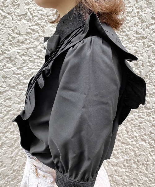 ROJITA(ロジータ)の「パール釦Vフリル半袖ブラウス(シャツ/ブラウス・レディース・ホワイト/ブラック/ピンク系その他・FREE)」の18枚目の写真