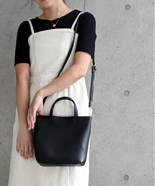 Per sist ence(パーシエンス)の「Per sist ence/パーシエンス 2WAYミニショルダーバッグ(ショルダーバッグ・レディース・ライトグレー/ブラック/シルバー/モカ/アイボリー・FREE)」の11枚目の写真