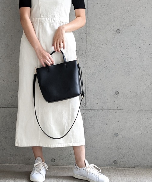 Per sist ence(パーシエンス)の「Per sist ence/パーシエンス 2WAYミニショルダーバッグ(ショルダーバッグ・レディース・ライトグレー/ブラック/シルバー/モカ/アイボリー・FREE)」の12枚目の写真