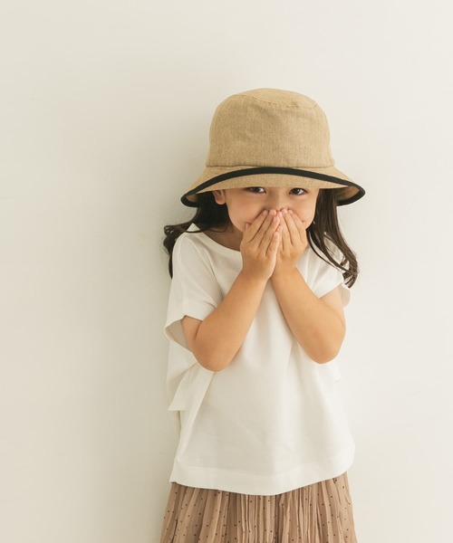 URBAN RESEARCH DOORS（アーバンリサーチドアーズ）の「ウォッシャブルUVハット(KIDS)（ハット・キッズ・ブラック/ナチュラル・ONE）」の3枚目の写真