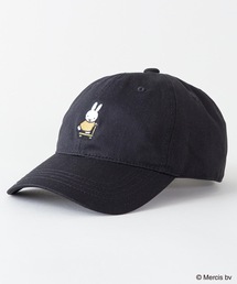 【MIFFY/ミッフィー】ワンポイント刺繍 ツイルキャップ