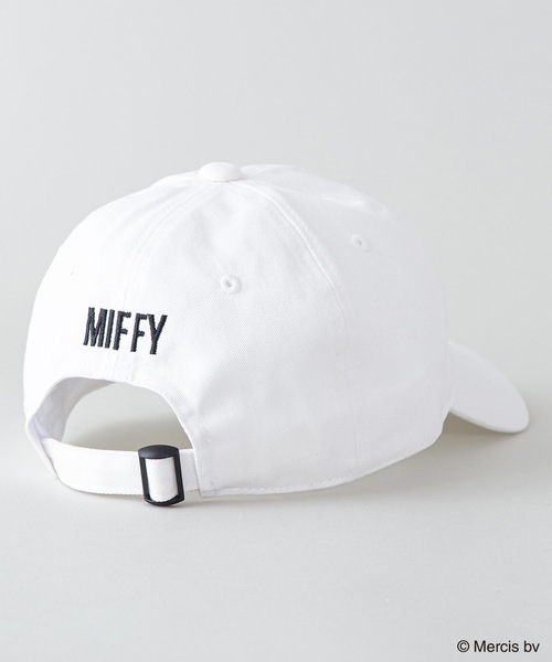 Miffy（ ミッフィー）の「【MIFFY/ミッフィー】ワンポイント刺繍 ツイルキャップ（キャップ・レディース・ホワイト/ブラック/ベージュ/サックスブルー/スミクロ/ライトベージュ・FREE）」の13枚目の写真