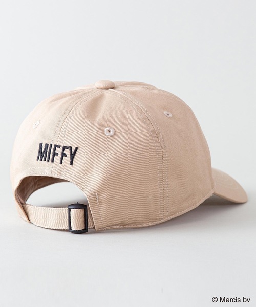 Miffy（ ミッフィー）の「【MIFFY/ミッフィー】ワンポイント刺繍 ツイルキャップ（キャップ・レディース・ホワイト/ブラック/ベージュ/サックスブルー/スミクロ/ライトベージュ・FREE）」の19枚目の写真