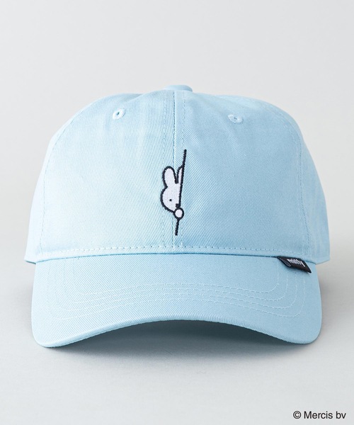 Miffy（ ミッフィー）の「【MIFFY/ミッフィー】ワンポイント刺繍 ツイルキャップ（キャップ・レディース・ホワイト/ブラック/ベージュ/サックスブルー/スミクロ/ライトベージュ・FREE）」の9枚目の写真