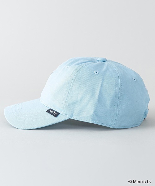 Miffy（ ミッフィー）の「【MIFFY/ミッフィー】ワンポイント刺繍 ツイルキャップ（キャップ・レディース・ホワイト/ブラック/ベージュ/サックスブルー/スミクロ/ライトベージュ・FREE）」の12枚目の写真