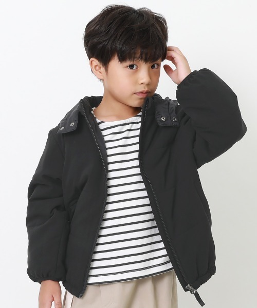 devirock(デビロック)の「洗える中綿ジャケット(ダウンジャケット/コート・キッズ・イエロー系その他/モカ/ブラック/レッド/ブルー/キャメル/パープル系その他/ブルーグレー/ベージュ/グレー系その他・80cm/100cm/120cm/130cm/140cm/150cm/110cm/160cm/90cm)」の2枚目の写真