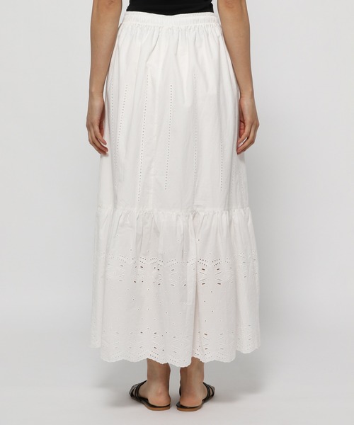 studio CLIP(スタディオクリップ)の「ナチュラルレーススカート(スカート・レディース・ブラック/オフホワイト・FREE)」の10枚目の写真