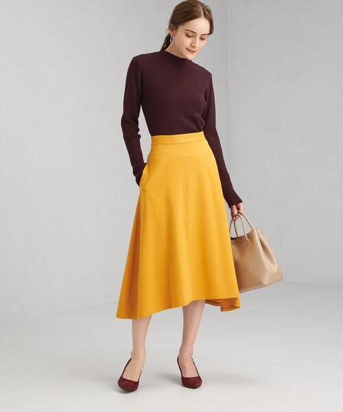 green label relaxing（グリーンレーベルリラクシング）の「ウール リブ ボトルネック プルオーバー ニット -ウォッシャブル-（ニット/セーター・レディース・ライトグレー/ブラック/グレー/ピンク/ライム/ロイヤルブルー/ダークブラウン・FREE）」の15枚目の写真