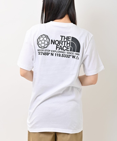 THE NORTH FACE(ザノースフェイス)の「THE NORTH FACE(ザ・ノース・フェイス) コーディネート 半袖Tシャツ(Tシャツ/カットソー・レディース・ホワイト/ブラック・S/M/L/XL/XS)」の9枚目の写真