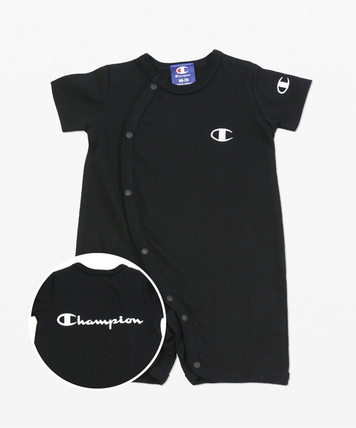 Champion（チャンピオン）の「Champion/チャンピオン 半袖カバーオール（ロンパース・キッズ・I/D/M/E/A/H/L/P/N/O/B/J/K/C/F/G・50-60cm/60-70cm）」の6枚目の写真