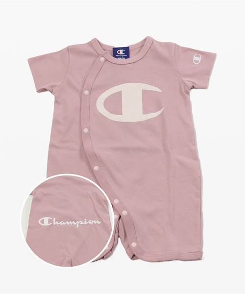 Champion（チャンピオン）の「Champion/チャンピオン 半袖カバーオール（ロンパース・キッズ・I/D/M/E/A/H/L/P/N/O/B/J/K/C/F/G・50-60cm/60-70cm）」の8枚目の写真