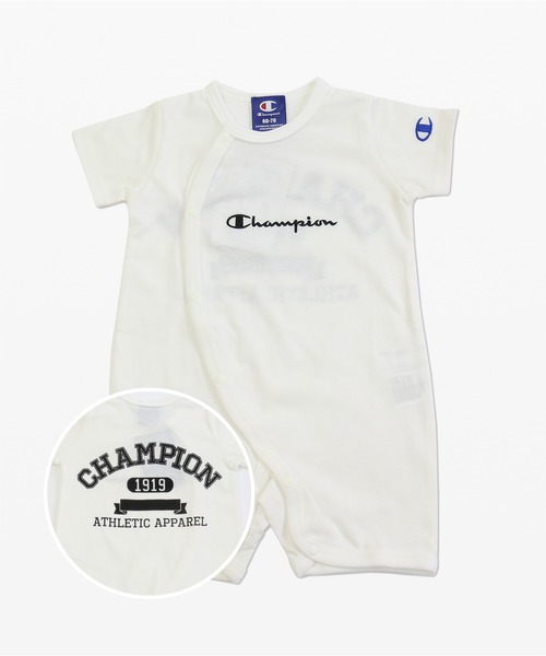 Champion（チャンピオン）の「Champion/チャンピオン 半袖カバーオール（ロンパース・キッズ・I/D/M/E/A/H/L/P/N/O/B/J/K/C/F/G・50-60cm/60-70cm）」の10枚目の写真