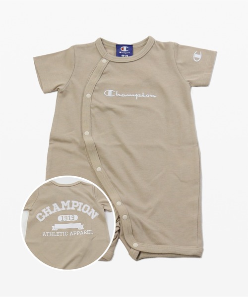 Champion（チャンピオン）の「Champion/チャンピオン 半袖カバーオール（ロンパース・キッズ・I/D/M/E/A/H/L/P/N/O/B/J/K/C/F/G・50-60cm/60-70cm）」の11枚目の写真