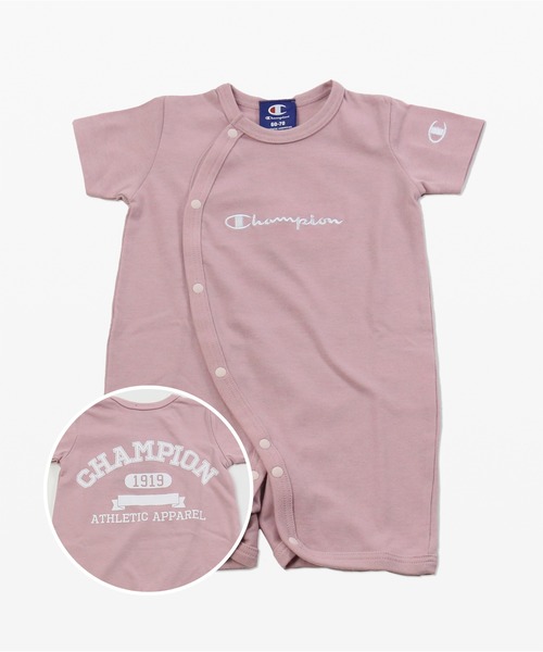 Champion（チャンピオン）の「Champion/チャンピオン 半袖カバーオール（ロンパース・キッズ・I/D/M/E/A/H/L/P/N/O/B/J/K/C/F/G・50-60cm/60-70cm）」の12枚目の写真