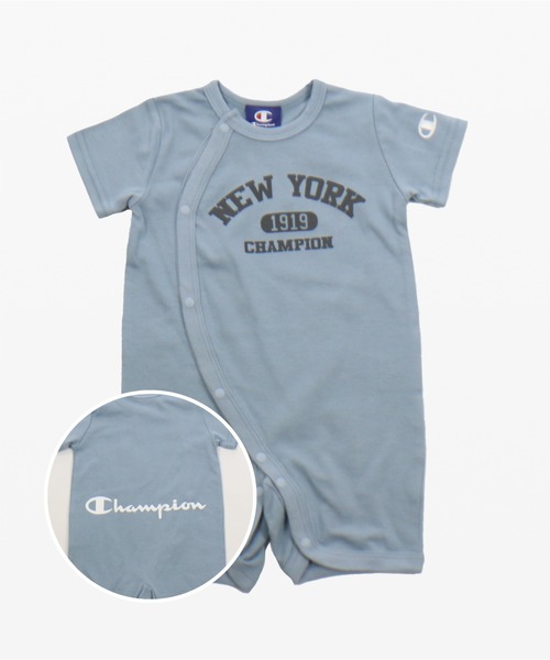 Champion（チャンピオン）の「Champion/チャンピオン 半袖カバーオール（ロンパース・キッズ・I/D/M/E/A/H/L/P/N/O/B/J/K/C/F/G・50-60cm/60-70cm）」の14枚目の写真