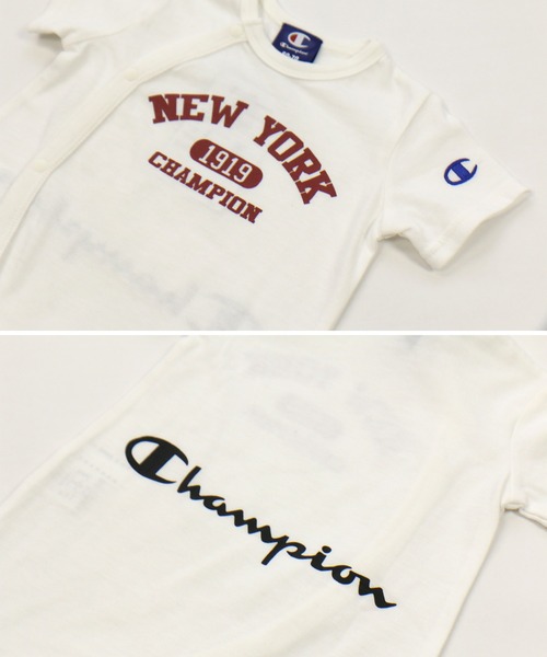 Champion（チャンピオン）の「Champion/チャンピオン 半袖カバーオール（ロンパース・キッズ・I/D/M/E/A/H/L/P/N/O/B/J/K/C/F/G・50-60cm/60-70cm）」の20枚目の写真
