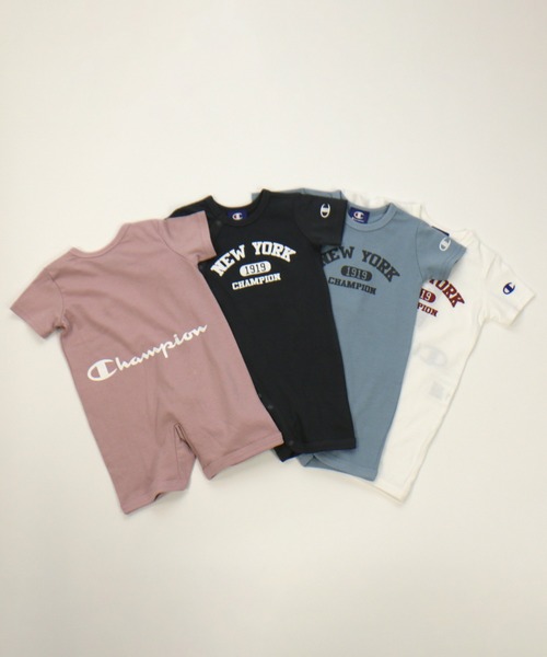 Champion（チャンピオン）の「Champion/チャンピオン 半袖カバーオール（ロンパース・キッズ・I/D/M/E/A/H/L/P/N/O/B/J/K/C/F/G・50-60cm/60-70cm）」の21枚目の写真