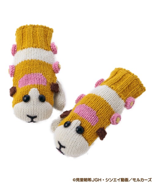 チャイハネ(チャイハネ)の「PUI PUI モルカー×チャイハネ モルカー手袋(ポテト・シロモ) ZOZO限定(手袋・レディース・ホワイト/ベージュ・ONESIZE)」の2枚目の写真