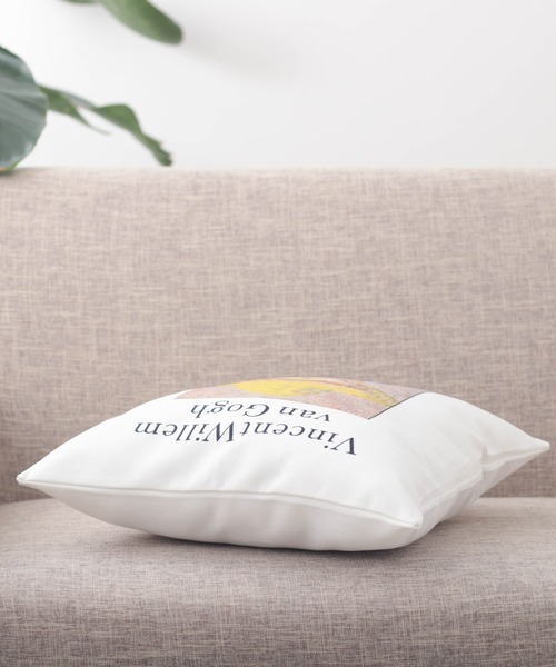 ☆クッションカバー■海外デザイナーDa.J　特集 セール】クッションカバー 名画アートコラボデザイン（クッション