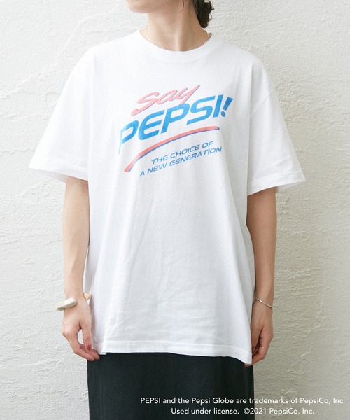 Omekashi(オメカシ)の「PEPSI Tシャツ(Tシャツ/カットソー・レディース・オフホワイト・FREE)」の7枚目の写真