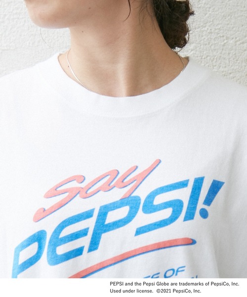 Omekashi(オメカシ)の「PEPSI Tシャツ(Tシャツ/カットソー・レディース・オフホワイト・FREE)」の10枚目の写真