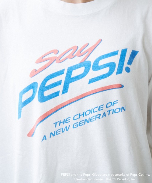 Omekashi(オメカシ)の「PEPSI Tシャツ(Tシャツ/カットソー・レディース・オフホワイト・FREE)」の11枚目の写真