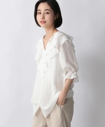 LOWRYS FARM | ２ＷＡＹスキッパーフリル５Ｓ　956399(シャツ/ブラウス)