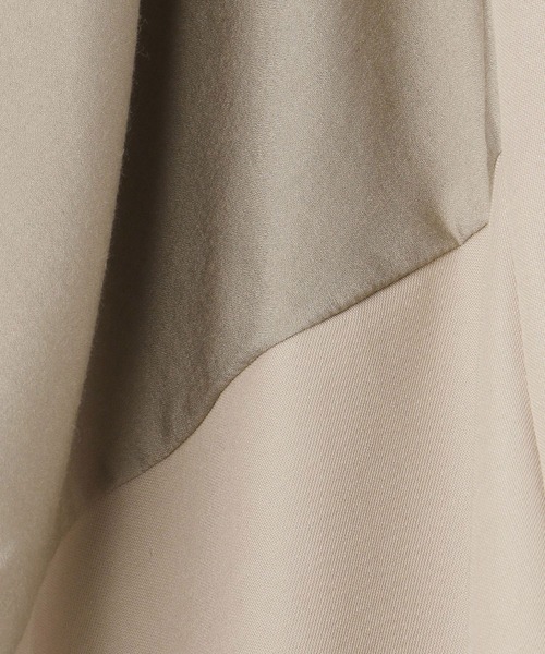 NICOLE white（ニコルホワイト）の「異素材使いドレーププルオーバー（Tシャツ/カットソー・レディース・ライトグレー/ブラック/モカ・FREE）」の12枚目の写真